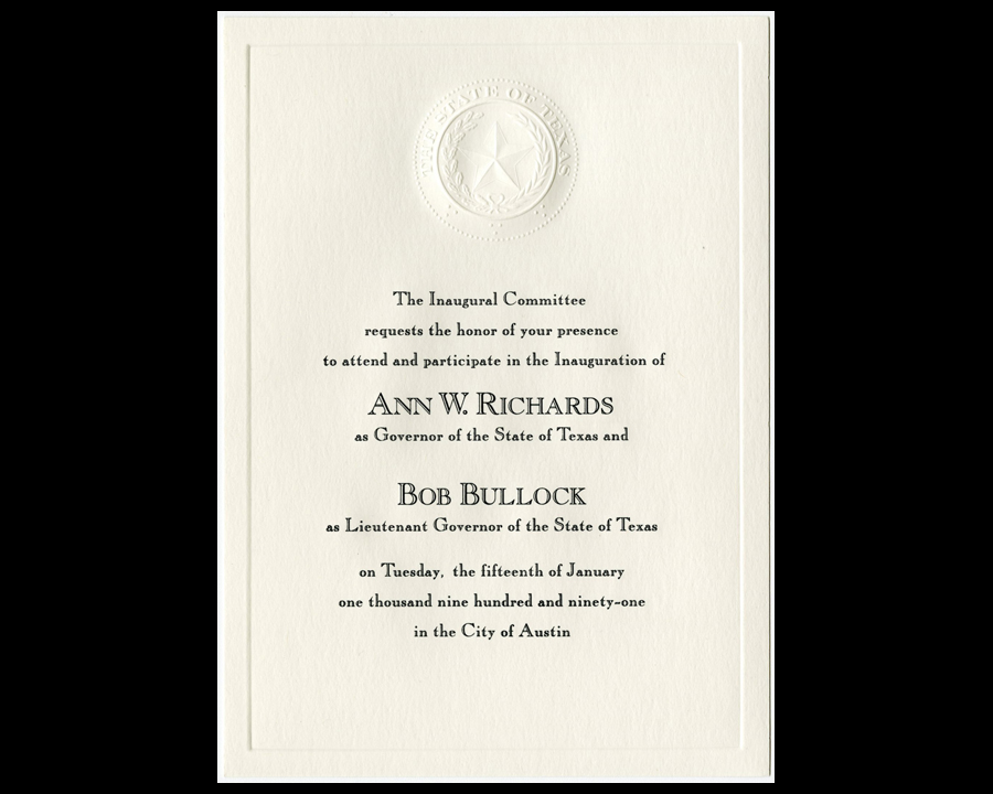 Inaugural documents