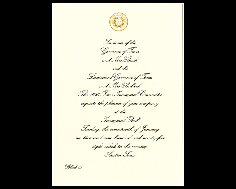 Inaugural documents